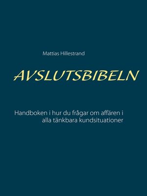 cover image of Avslutsbibeln